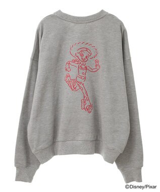 Green Parks トイストーリー／バック刺繍プルオーバー Gray Mixture