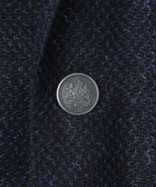 JOSEPH ABBOUD 【JAPANファブリック/ジャージー素材/軽量】ムリネラッセルブレザー ネイビー系