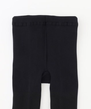 組曲 KIDS 【120-160㎝】花柄 ナイロンタイツ ブラック系