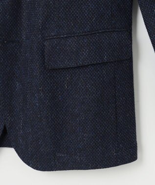 JOSEPH ABBOUD 【JAPANファブリック/ジャージー素材/軽量】ムリネラッセルブレザー ネイビー系