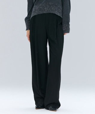 BEIGE， 【Oggi 10月号掲載】COBURN / シルク混2タックカーヴィーワイドパンツ