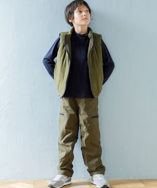 J.PRESS KIDS 【100-130cm】リバーシブル ベスト カーキ系