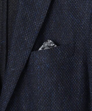 JOSEPH ABBOUD 【JAPANファブリック/ジャージー素材/軽量】ムリネラッセルブレザー ネイビー系