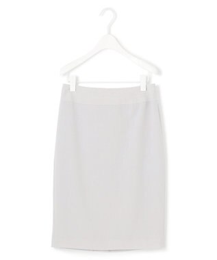 ICB 【接触冷感・速乾・防シワ・洗える】 レーヨンライクトロ タイトスカート ライトグレー系