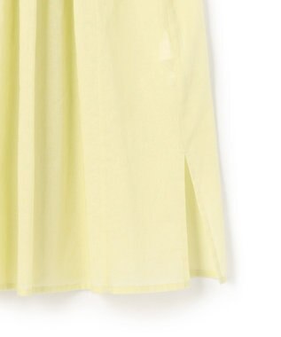 23区 L 【SLOW/一部店舗限定】コットンボイル ギャザー ブラウス イエロー系
