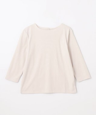 ANY L 【接触冷感/UVケア】バックパール Tシャツ アイボリー