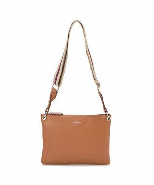 TOPKAPI 【TREASURE TOPKAPI】ストライプベルト・レザー2wayショルダーバッグ キャメル