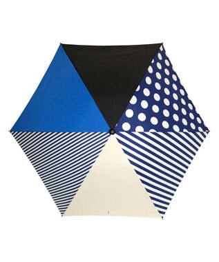 +RING 【UVカット90%以上】【数量限定】レディース向け  折傘 55cm NVY T1235 紺