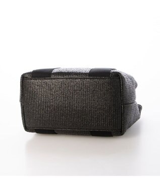 UNBILLION カシュカシュ cachecache / 雑材風テープハンドルパーテーショントート ブラック