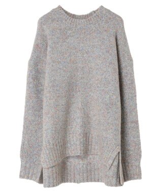 Green Parks ふわふわＭｉｘニットプルオーバー Blue