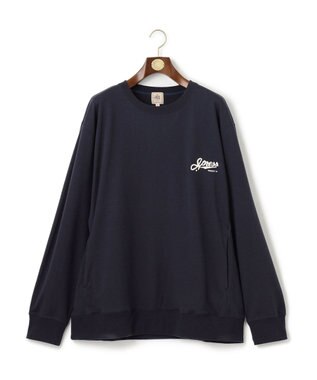 J.PRESS MEN 【KING SIZE】インレージャージー ロゴトレーナー ネイビー系