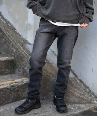 WEGO スリムフィットデニムパンツ デニムブラックソノタ