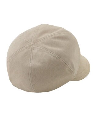 MOONBAT 【日本製/洗える/サイズ調整】フルラ (FURLA) ロゴチャーム付 キャスケット ベージュ