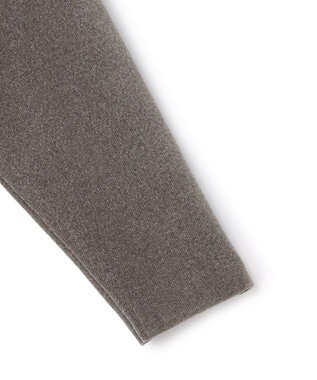 23区 【SLOW/一部店舗限定】ベロア風ニット パーカー ブラウン系