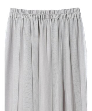 YECCA VECCA ラメチュールギャザースカート Light Gray