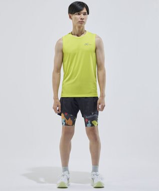 CW-X 【MEN】 CW-X 股関節サポート タイツ 【大谷翔平愛用モデル・撮影着用品番】 下半身の軸がブレにくい 骨盤サポート 球技 陸上 ハーフ ひざ上丈 5分丈 メンズ HOO505 /ワコール グリーン