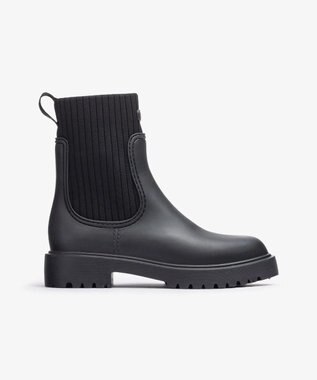 BONTRE 【UNISA/ウニサ】軽量リブニットブーツ/FAYNAR-UA ブラック