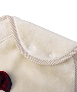 MIKI HOUSE HOT BISCUITS 顔ドン コットンスリーパー アイボリー