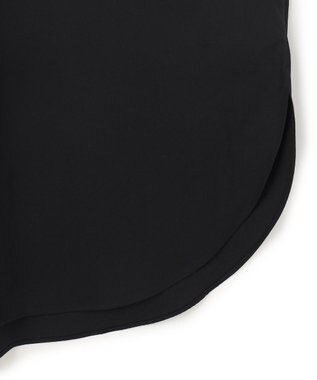 JOSEPH ポプリン　ノーカラープルオーバーブラウス Black