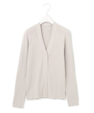 ICB 【洗える】 コンパクトリブ カーディガン トープ系