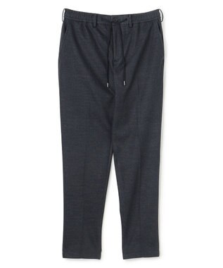 JOSEPH HOMME 新素材【ストレッチ/セットアップ対応】クリアドビージャージー  ドロスト付テーパードパンツ / PEGG CONVERTIBLE ネイビー系