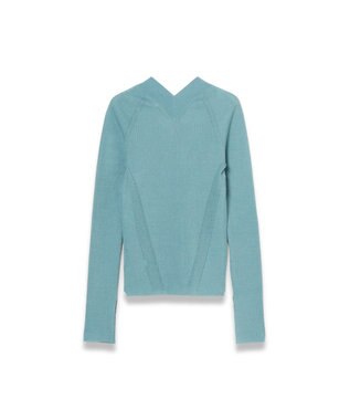 JOSEPH シアークレープ　ロングスリーブニット Chambray