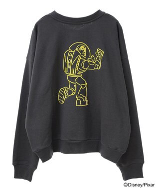 Green Parks トイストーリー／バック刺繍プルオーバー Charcoal Gray