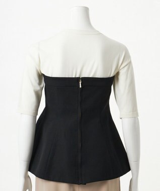 23区 【エステータ】ウールリネン ビスチェ ブラック系