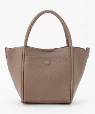 LA BAGAGERIE 【maison vert】 【軽量・ミニポーチ付き】２WAYトート ダークグレー