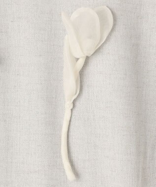 TOCCA 【洗える】TULIP FLUFF ドレス ライトグレー系