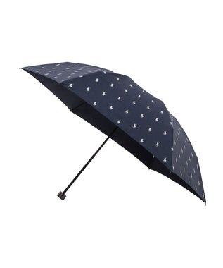 MOONBAT 【WEB限定】POLO RALPH LAUREN（ポロ ラルフローレン） 折りたたみ傘 ポロポニー プリント ネイビーブルー