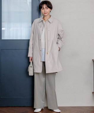 23区 L 【Oggi2月号掲載/洗える】ウールカシミヤ Vネック ニット ホワイト系