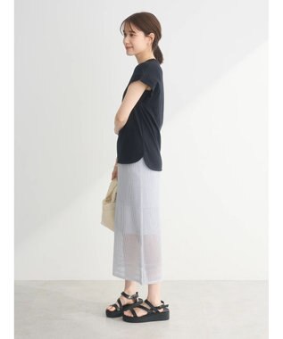 Green Parks ・Ｐｅｔｉｔ　Ｆｌｅｕｒ　リブフレンチＴＥＥ Black