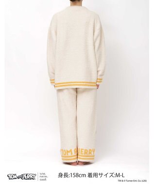 une nana cool トムとジェリー × une nana cool プルオーバー＆ロングパンツセット ベージュ