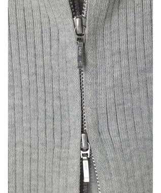 earth music&ecology ダブルジップカーディガン Gray