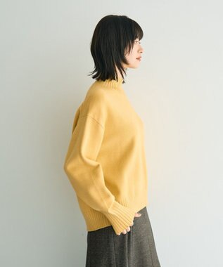 YECCA VECCA ワイドリブニット Yellow