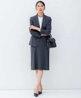 23区 スプリットレザーショルダー バッグ ブラック系