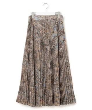 J.PRESS YORK STREET 【WOMEN】エアリープリーツ デザインスカート ブルー系5