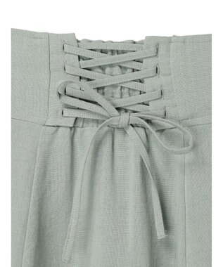 earth music&ecology バックレースアップスカート Mint Green