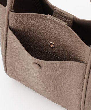 LA BAGAGERIE 【maison vert】 【軽量・ミニポーチ付き】２WAYトート ダークグレー