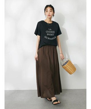 CRAFT STANDARD BOUTIQUE 【ＵＶカット】ＬＡ　ＣＨＡＮＣＥ　ＴＥＥ Black