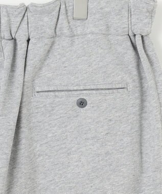 J.PRESS YORK STREET 【UNISEX】裏毛ワイドスウェットパンツ ライトグレー系