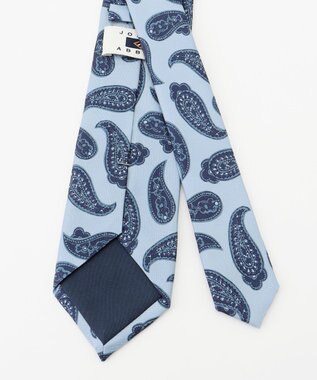 JOSEPH ABBOUD 【日本製】フレッシュペイズリー  ネクタイ サックスブルー系7