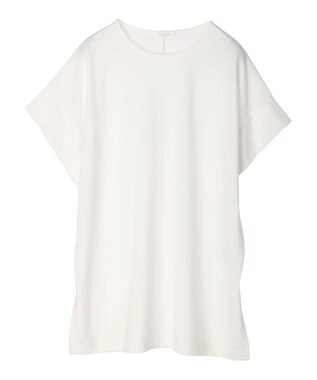 Green Parks 接触冷感袖広チュニック Off White