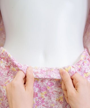 Wing 【数量限定　特別価格】 パジャマ 長袖 長ズボン 綿混(本体) キルトニット素材 保温性 あたたかい 前開きタイプ 丸首 小花柄 レディース EP6911 ウイング／ワコール パープル