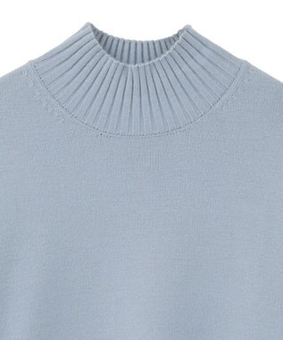 YECCA VECCA ワイドリブニット Light Blue