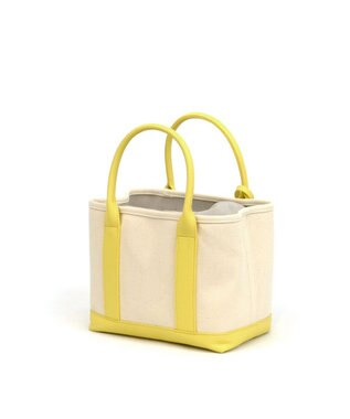 UNBILLION cachecache ショルダー付きパーテーションキャンバストートL ライトイエロー