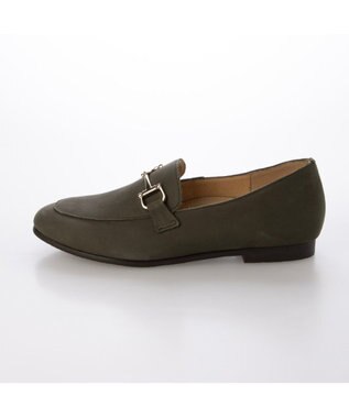 ing <ing>【WEB限定】レザービットローファー カーキヌバック