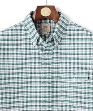 J.PRESS MEN ストレッチ コットンネルシャツ グリーン系3
