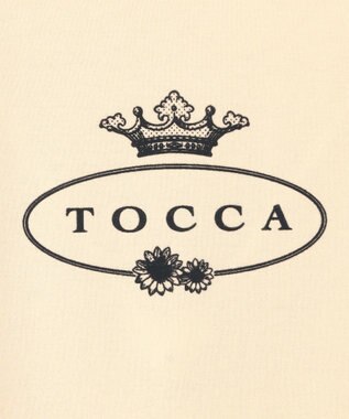 TOCCA HALLMARK FLOCKY LOGO TEE Tシャツ ベージュ系